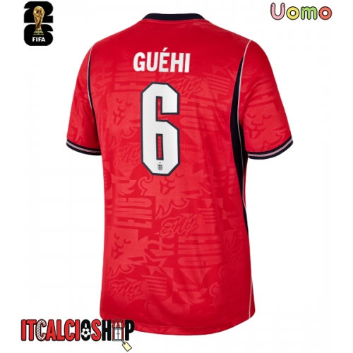 Inghilterra Marc Guehi #6 Seconda Maglia Mondiali 2026 Manica Corta